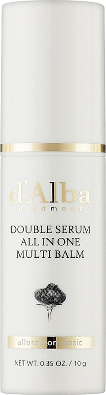 Стик мультифункциональный антивозрастной Double Serum All In One Multi Balm d'Alba, 10 г