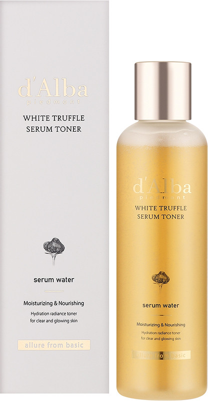 Тонер-серум функціональний White Truffle Moisturizing Serum Toner d'Alba, 180 мл  Фото 2 