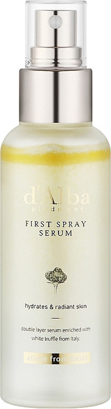 Серум-мист увлажняющий регенерирующий White Truffle First Spray Serum d'Alba, 50 мл
