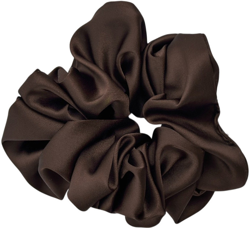 Резинка для волосся шовк Brown МАХ Miso