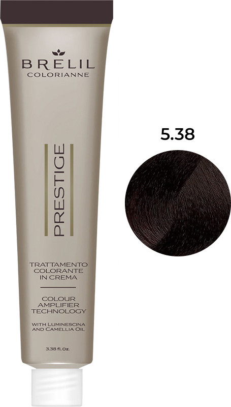 Фарба для волосся Colorianne Prestige 5/38, 100мл BRELIL