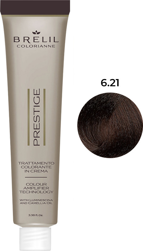 Краска для волос Colorianne Prestige 6/21, 100мл BRELIL
