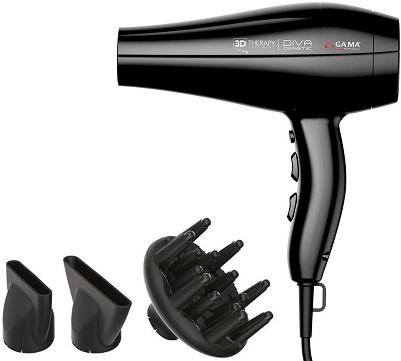Фен для волосся DIVA 3D THERAPY 2300W Ga.Ma GH3536  Фото 2 