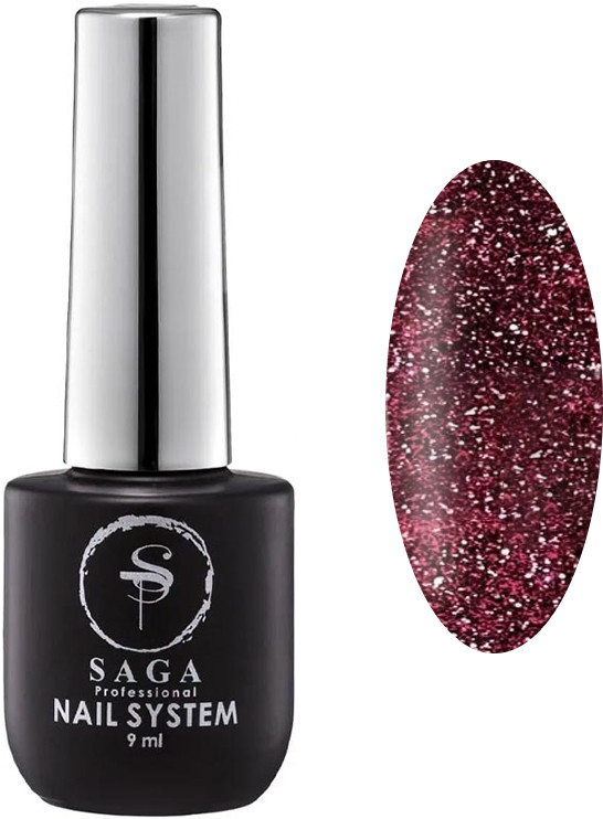 Гель-лак Fiery gel 25 Saga Professional, 9 мл