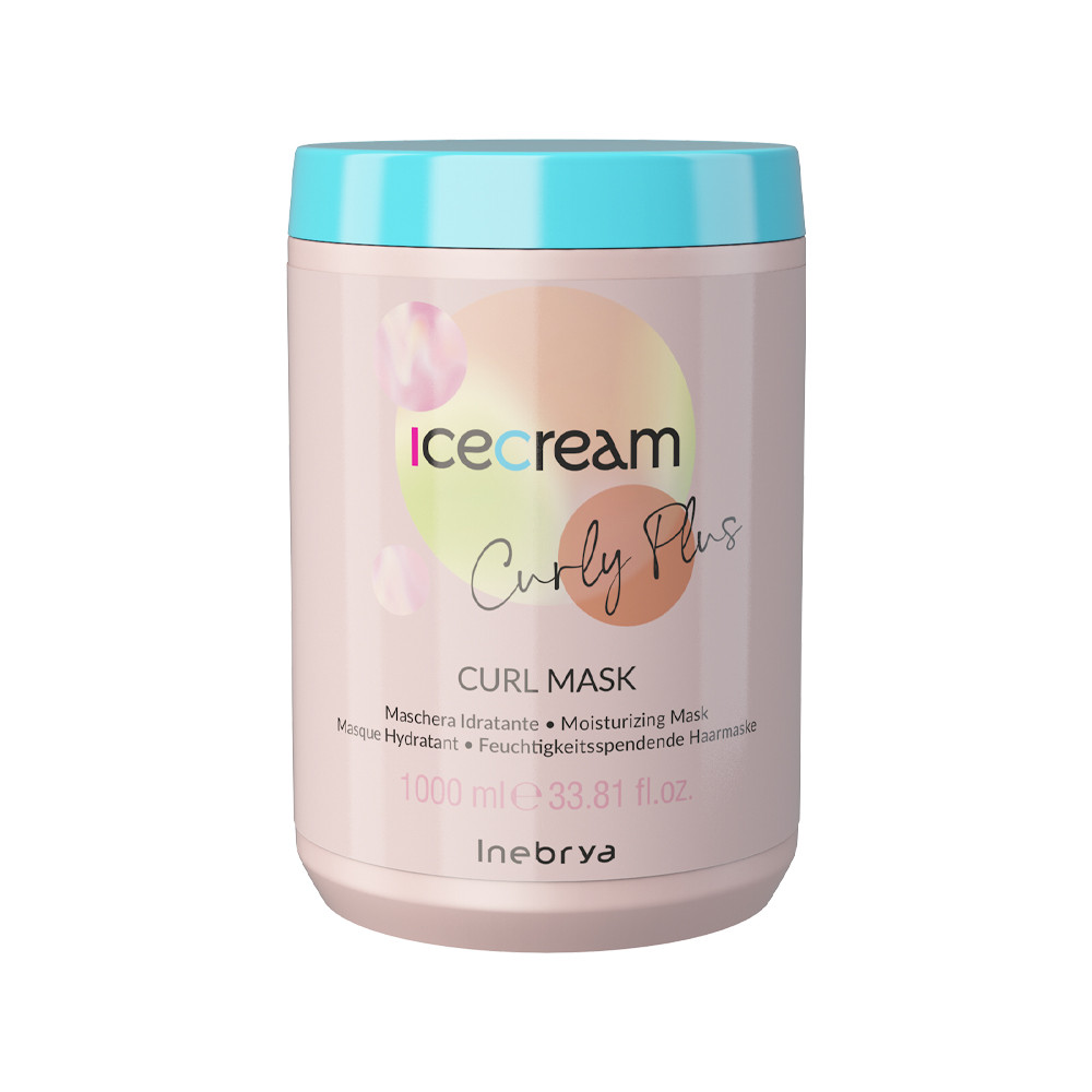 Маска для вьющихся волос и волос с химической завивкой Ice Сream Сurl Mask Inebrya, 1000 мл