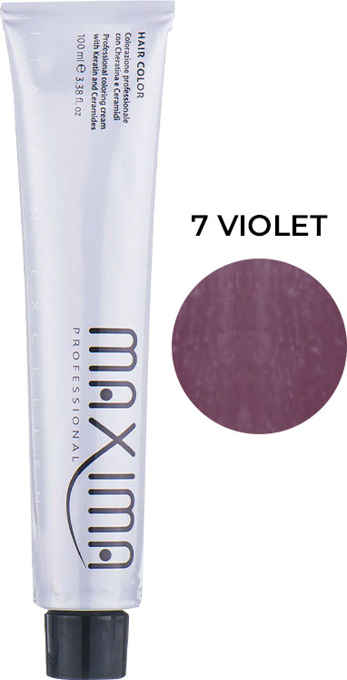 Краска для волос 7 Metallic chrome violet Maxima 100 мл