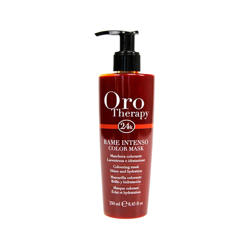 Маска c эффектом ламинирования медная Oro therapy Fanola 250 мл.