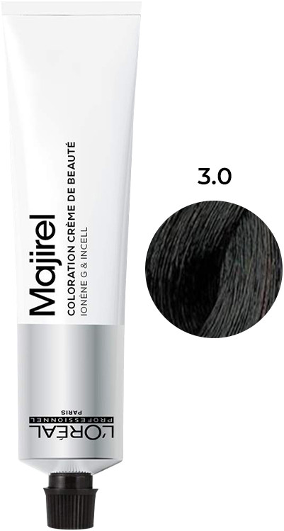 Крем-краска для волос Majirel № 3.0 L’Oreal Professionnel Paris, 50 мл
