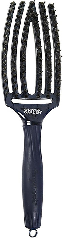 Щетка Finger Brush Boar&Nylon Blue Sapphire M Olivia Garden