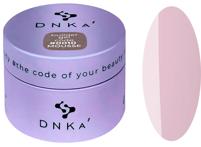 Строительный гель для ногтей MOUSSE 0010 DNKa, 30 мл