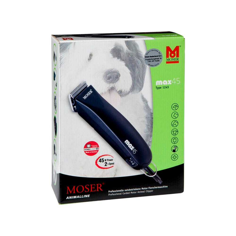 Машинка для стрижки животных Moser MAX45 1245-0070 на beauty-prof.com Фото 7 Машинка для стрижки животных Moser MAX45 1245-0070 Фото 7