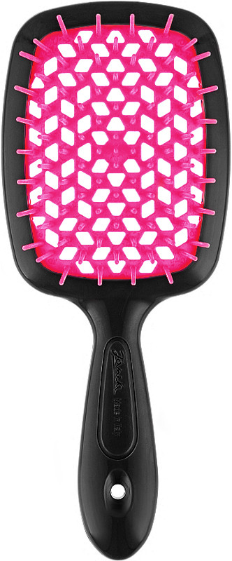 Щітка Superbrush Small чорна з фуксією Janeke 