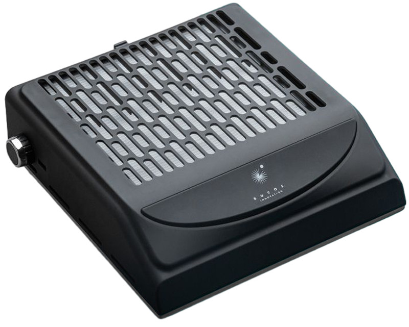 Витяжка для манікюру з НЕРА фільтром BUCOS CYCLONE V2 на 100W Графітова + USB