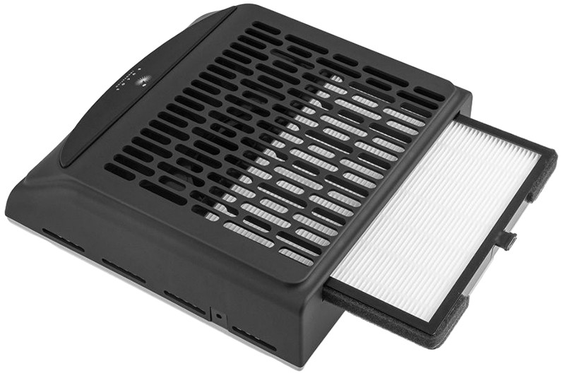 Витяжка для манікюру з НЕРА фільтром BUCOS CYCLONE V2 на 100W Графітова + USB Фото 4