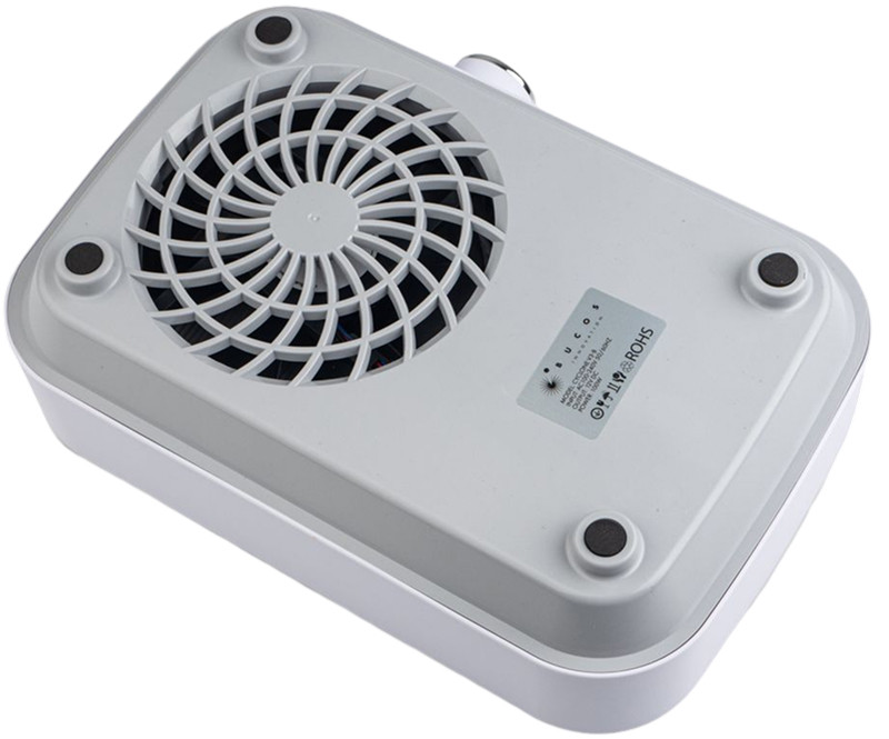 Вытяжка для маникюра с НЕРА фильтром BUCOS CYCLONE V3-B на 100W Белая с Аккумулятором на beauty-prof.com Фото 5 Вытяжка для маникюра с НЕРА фильтром BUCOS CYCLONE V3-B на 100W Белая с Аккумулятором Фото 5