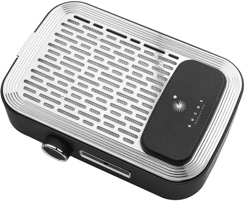 Витяжка для манікюру з НЕРА фільтром BUCOS CYCLONE V3-B на 100W Чорна з Акумулятором  Фото 4 
