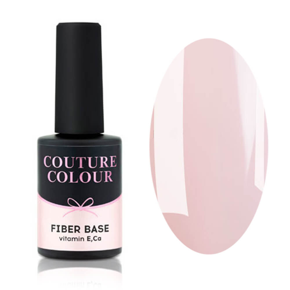 Основа под гель-лак с нейлоновым волокном Couture Colour Fiber Base Ice Pink, 9 мл 