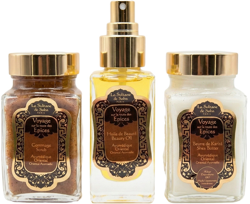 Подарунковий набір для тіла Аюрведа Body Set Oriental Ayurvedic Amber Vanilla Patchouli La Sultane De Saba  Фото 2 