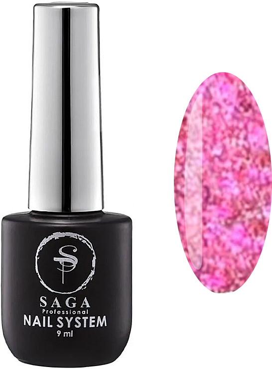 Гель-лак Fiery gel 16 Saga Professional, 9 мл