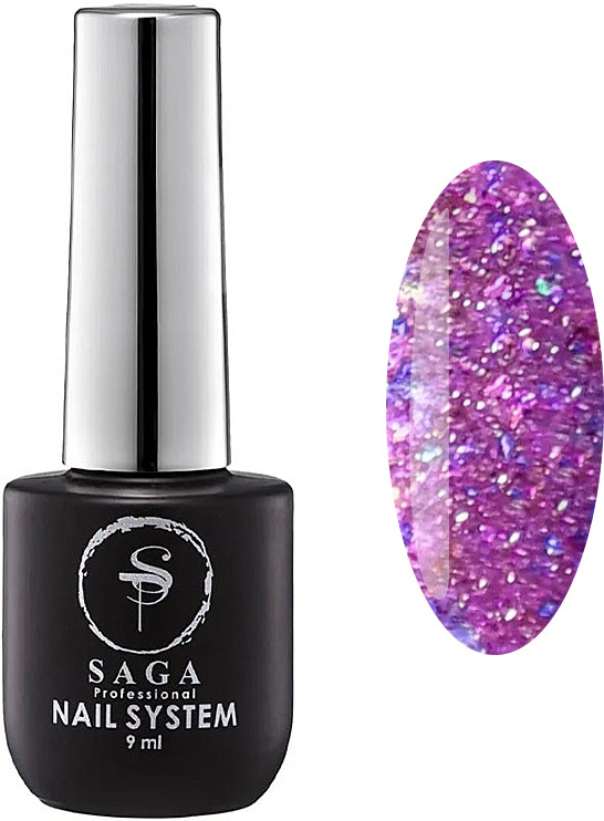 Гель-лак Fiery gel 17 Saga Professional, 9 мл