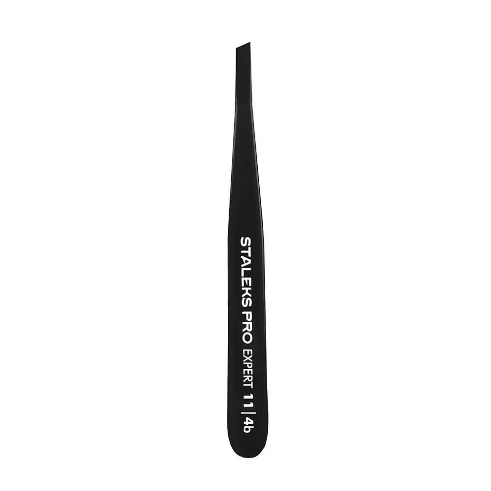 Пінцет для брів чорний Expert 11 Type 4b (вузькі скошені кромки) Staleks на beauty-prof.com Фото 3 Пінцет для брів чорний Expert 11 Type 4b (вузькі скошені кромки) Staleks Фото 3