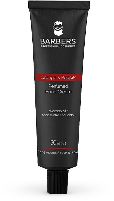 Крем для рук парфюмированный Orange & Pepper Barbers, 50 мл