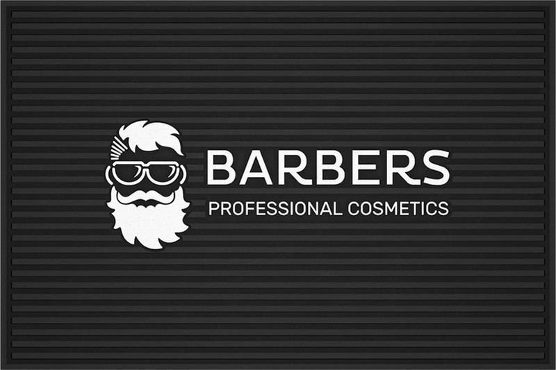 Килимок для перукарських інструментів професійний термостійкий Barbers 