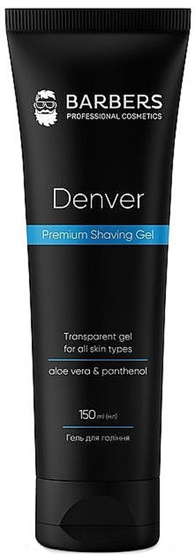 Гель для гоління Denver Barbers, 150 мл
