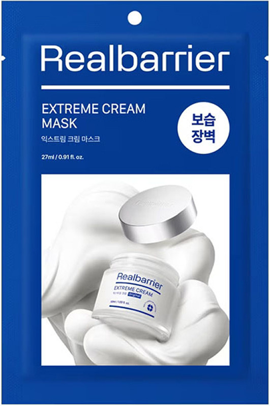 Маска тканинна зволожувальна Extreme Cream Mask Real Barrier, 27 мл