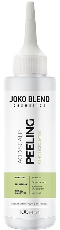 Кислотний пілінг для шкіри голови Joko Blend, 100 мл 