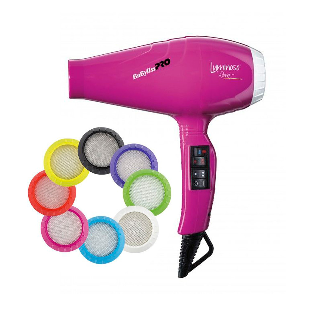 Фен для волосся BaByLiss Rosa Pro Luminoso Pink BAB6360IFE Фото 3
