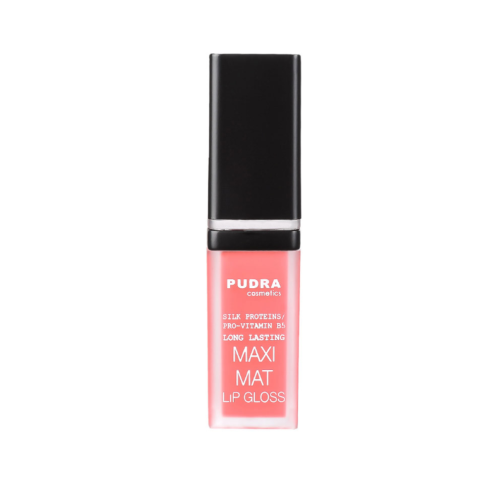 Блиск для губ матовий 01 7мл Maxi Matt Pudra