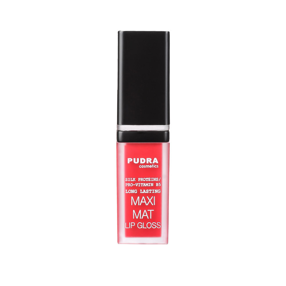Блеск для губ матовый 02 7мл Maxi Matt Pudra