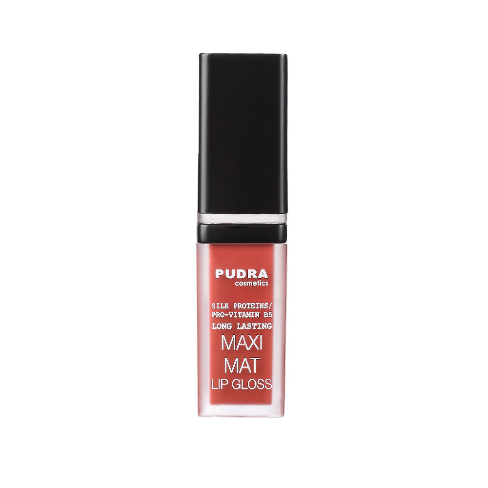 Блиск для губ матовий 04 7мл Maxi Matt Pudra