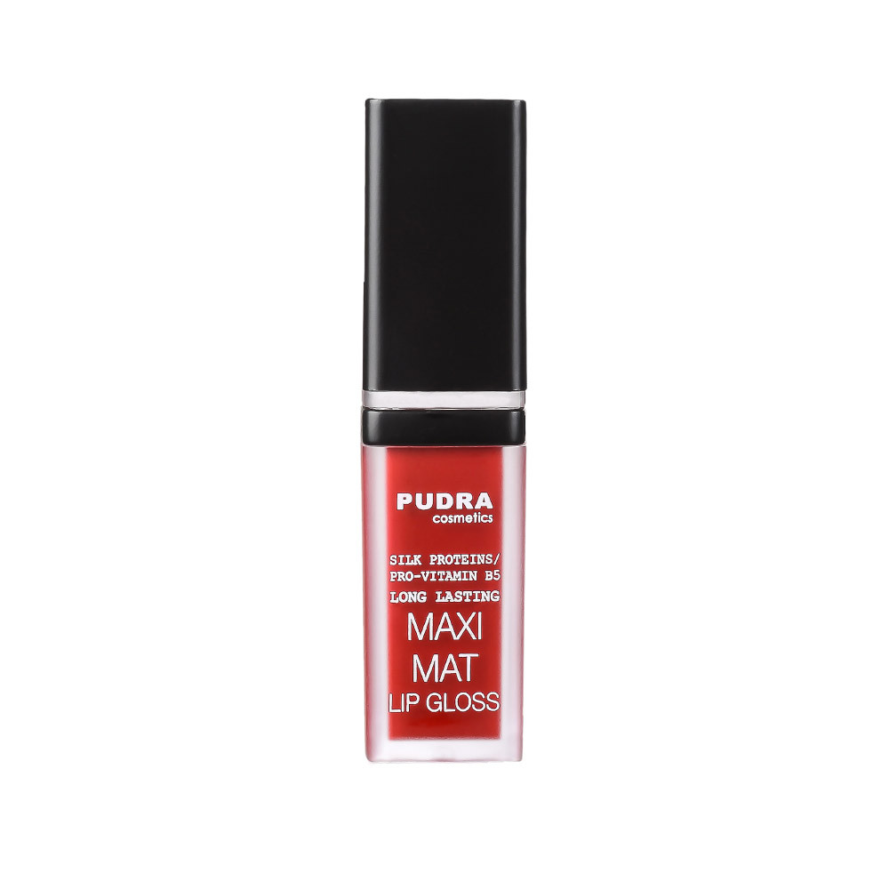 Блиск для губ матовий 14 7мл Maxi Matt Pudra
