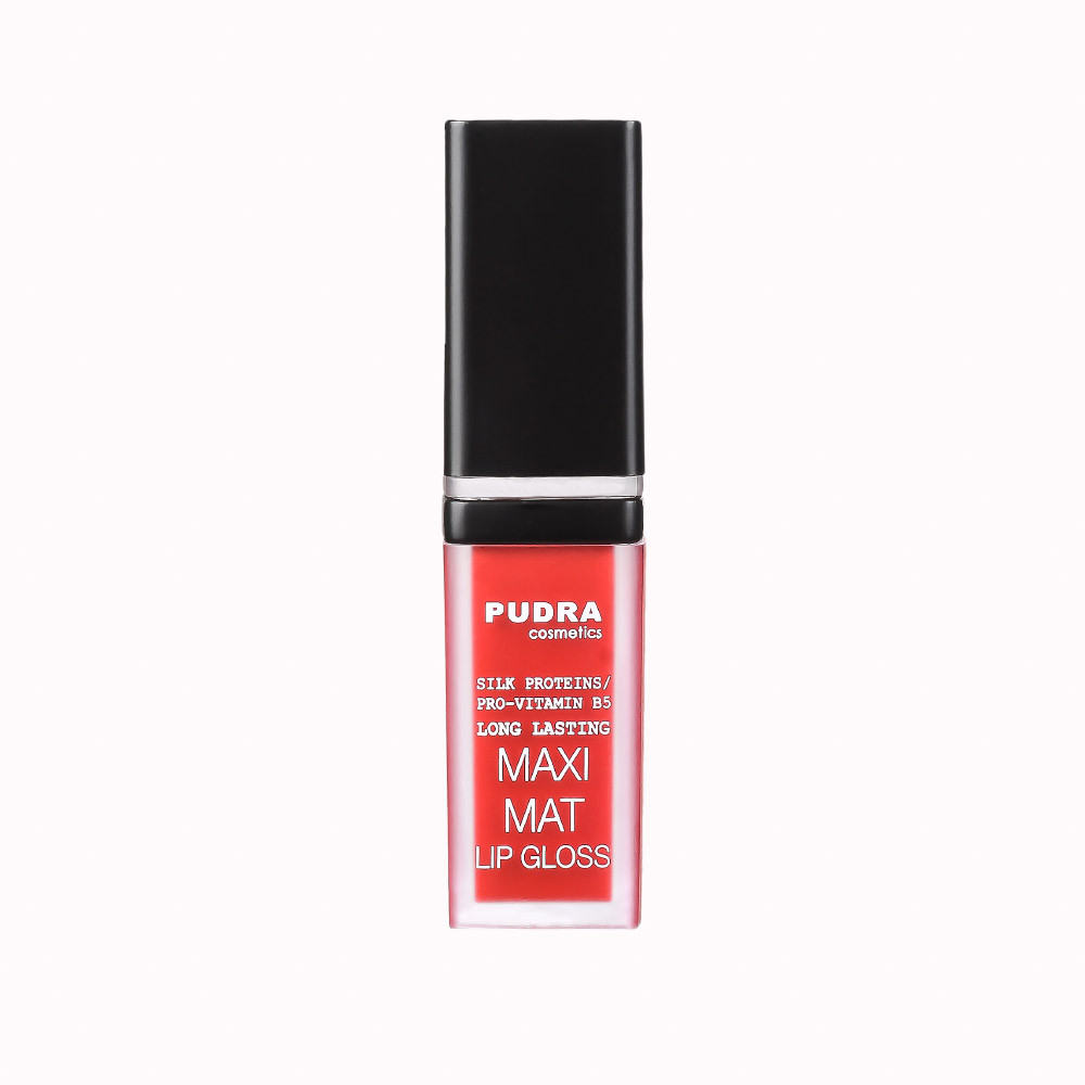 Блиск для губ матовий 16 7мл Maxi Matt Pudra