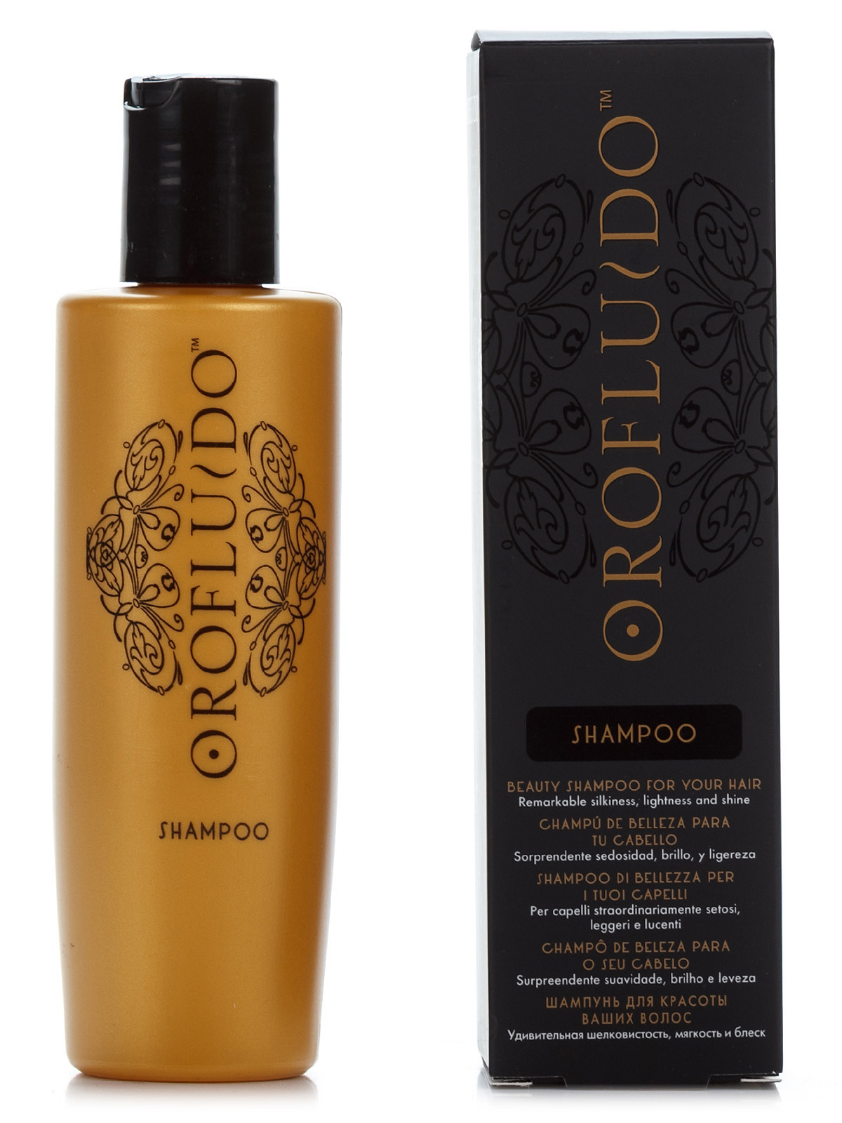 Шампунь для блеска и мягкости волос Orofluido Shampoo Revlon, 200 мл