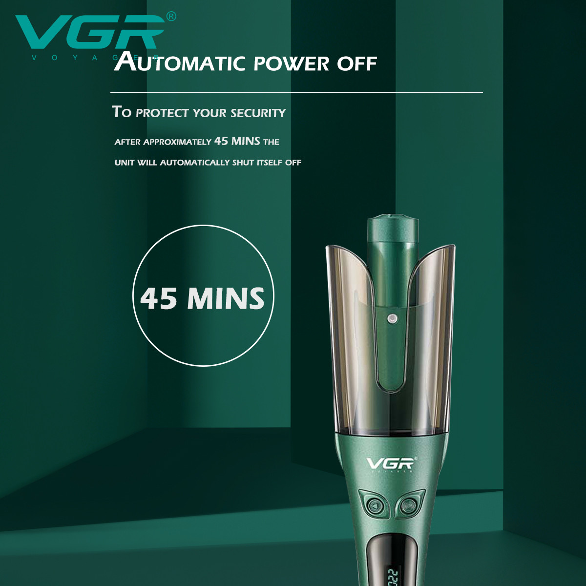 Стайлер-плойка для завивки волос V-583 VGR на beauty-prof.com Фото 7 Стайлер-плойка для завивки волос V-583 VGR Фото 7