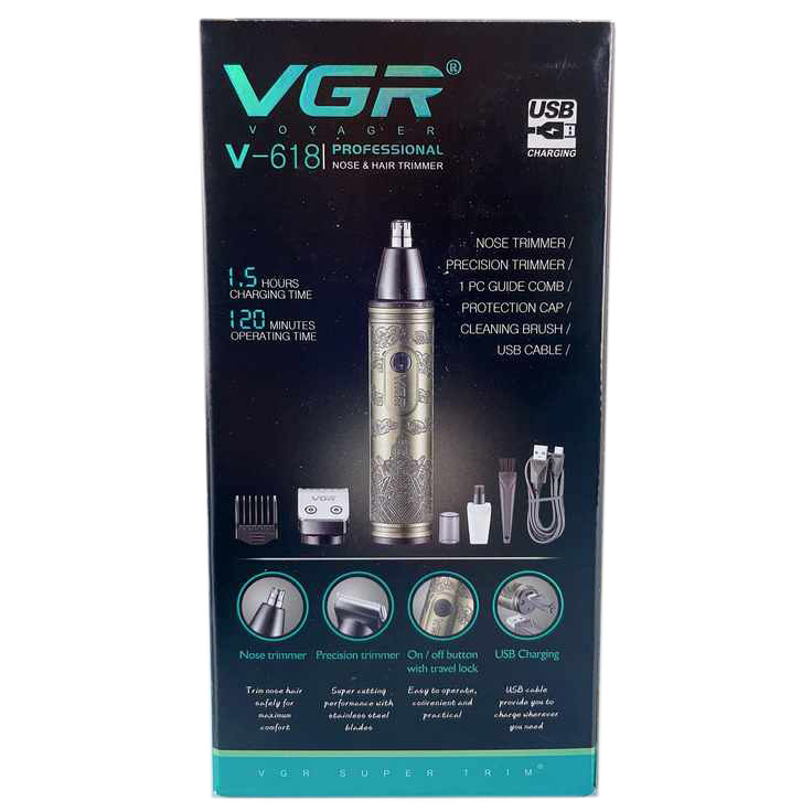 Триммер для стрижки 2 в 1 V-618 VGR Фото 2