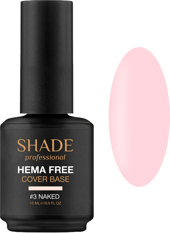 База для ногтей cover Hema Free №3 Naked Shade 15 мл