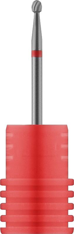 Фреза твердосплавна Куля 001140023 червона NailPro  Фото 2 