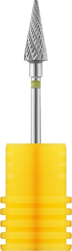 Фреза твердосплавна Конус 161110050 жовта NailPro  Фото 2 