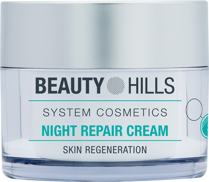 Крем відновлювальний нічний для чутливої шкіри Night Repair Beauty Hills, 50 мл