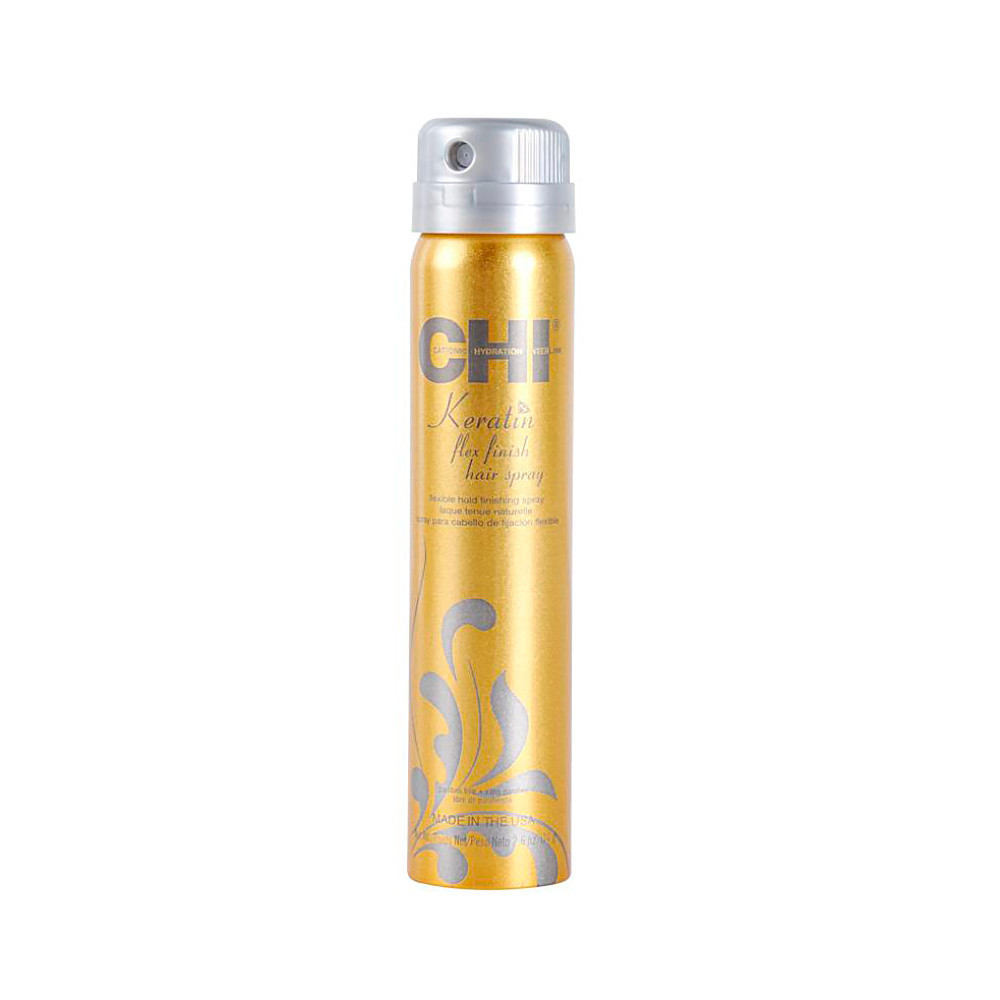 Лак для волос сильной фиксации Keratin Keratin Flex Finish Hair Spray CHI, 74 гр 