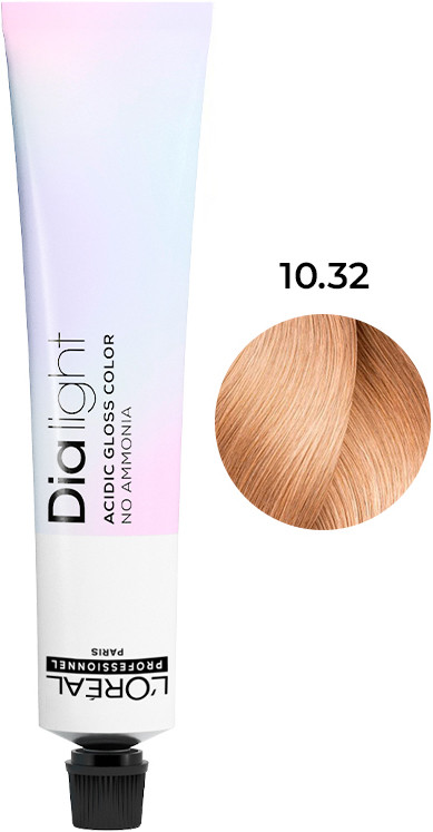 Гель-крем краска DIA Light 10.32 L’Oreal Professionnel Paris, 50 мл
