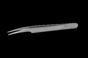 Пинцет для наращивания прямой с изгибом T-3 BLAD