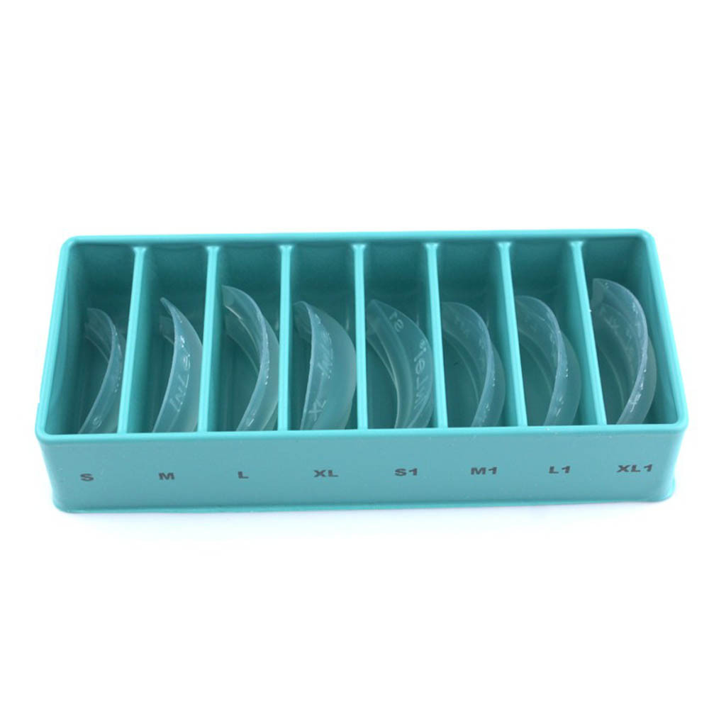 Набір силіконових бігуді Total 8 Pack S,S1,M,M1,L,L1, XL,XL1 InLei  Фото 2 