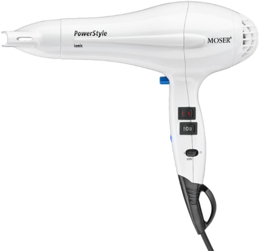 Фен для волос MOSER Power Style Ionic,белый 2000W 4320-0051