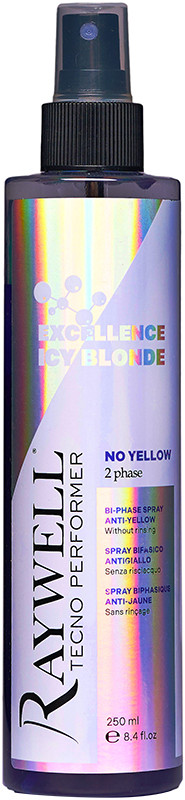 Двофазний спрей з антижовтим ефектом Excellence Icy Blonde Raywell, 250 мл