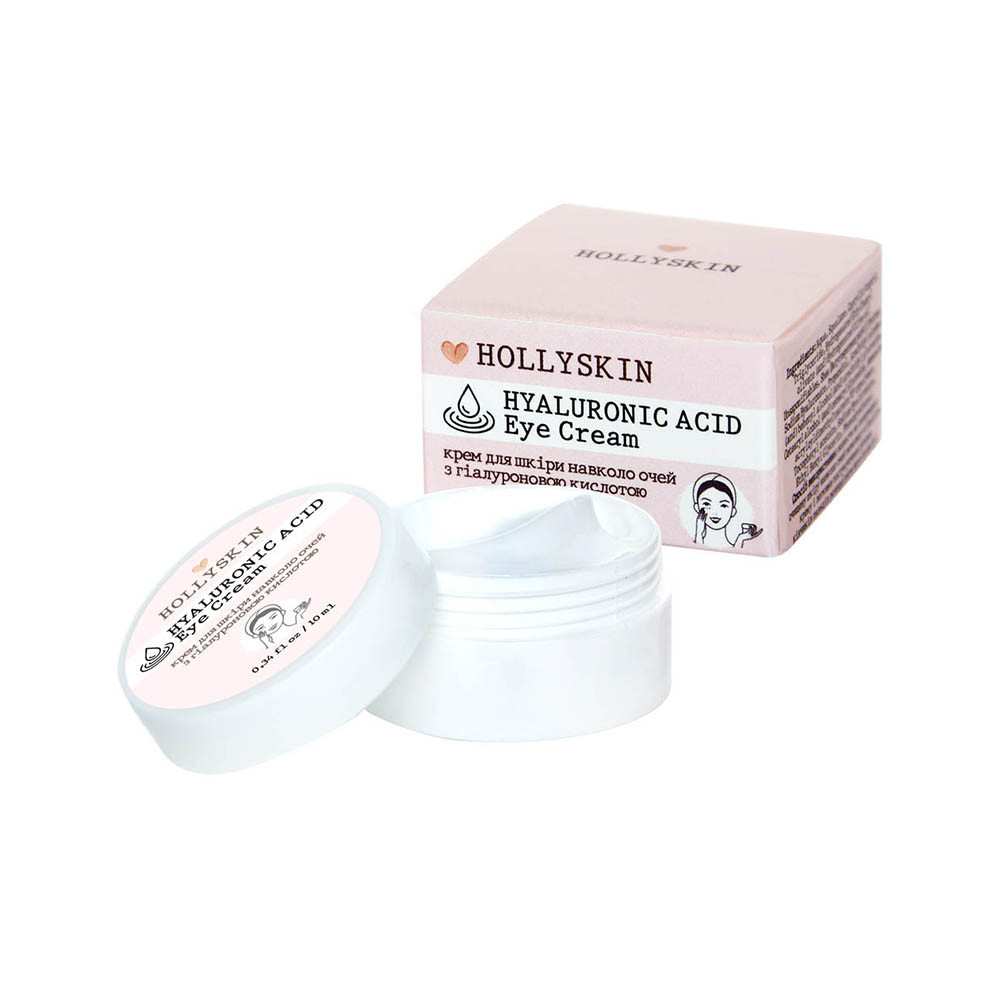 Крем для кожи вокруг глаз с гиалуроновой кислотой Hyaluronic Acid HOLLYSKIN, 10 мл